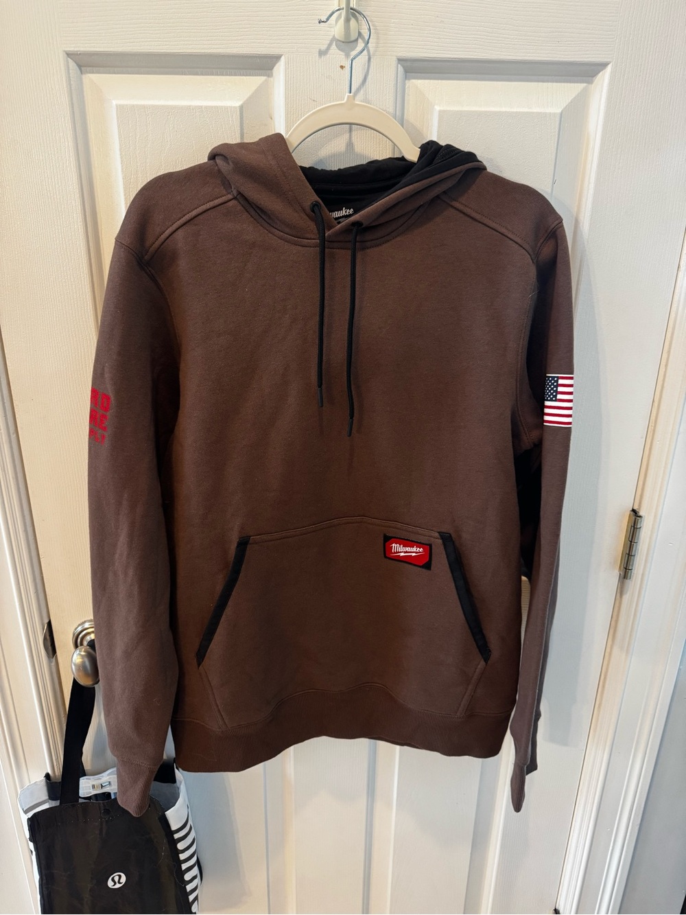 Milwaukee Men's Brown Hooded Work Pullover